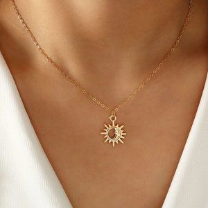 Sun Pendant Necklace